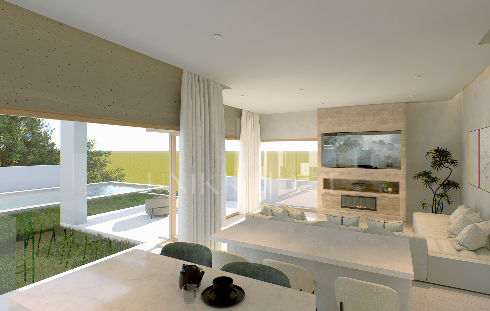 Villa de diseño contemporáneo con piscina infinity y solárium en Valle Romano, Estepona