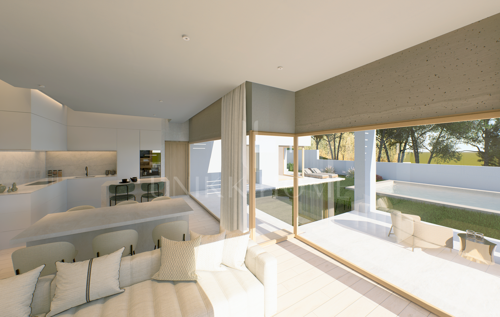 Villa de diseño contemporáneo con piscina infinity y solárium en Valle Romano, Estepona