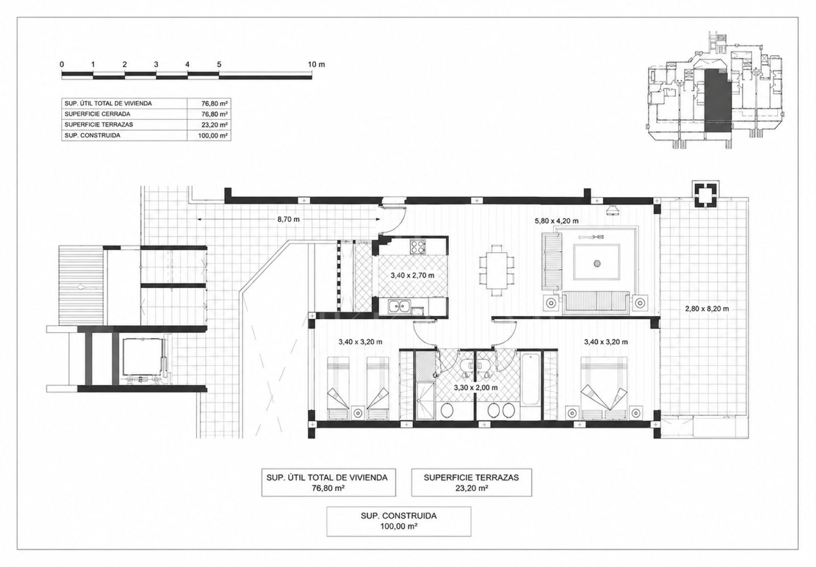 Apartamento con vistas al mar cerca de la playa - Estepona Oeste