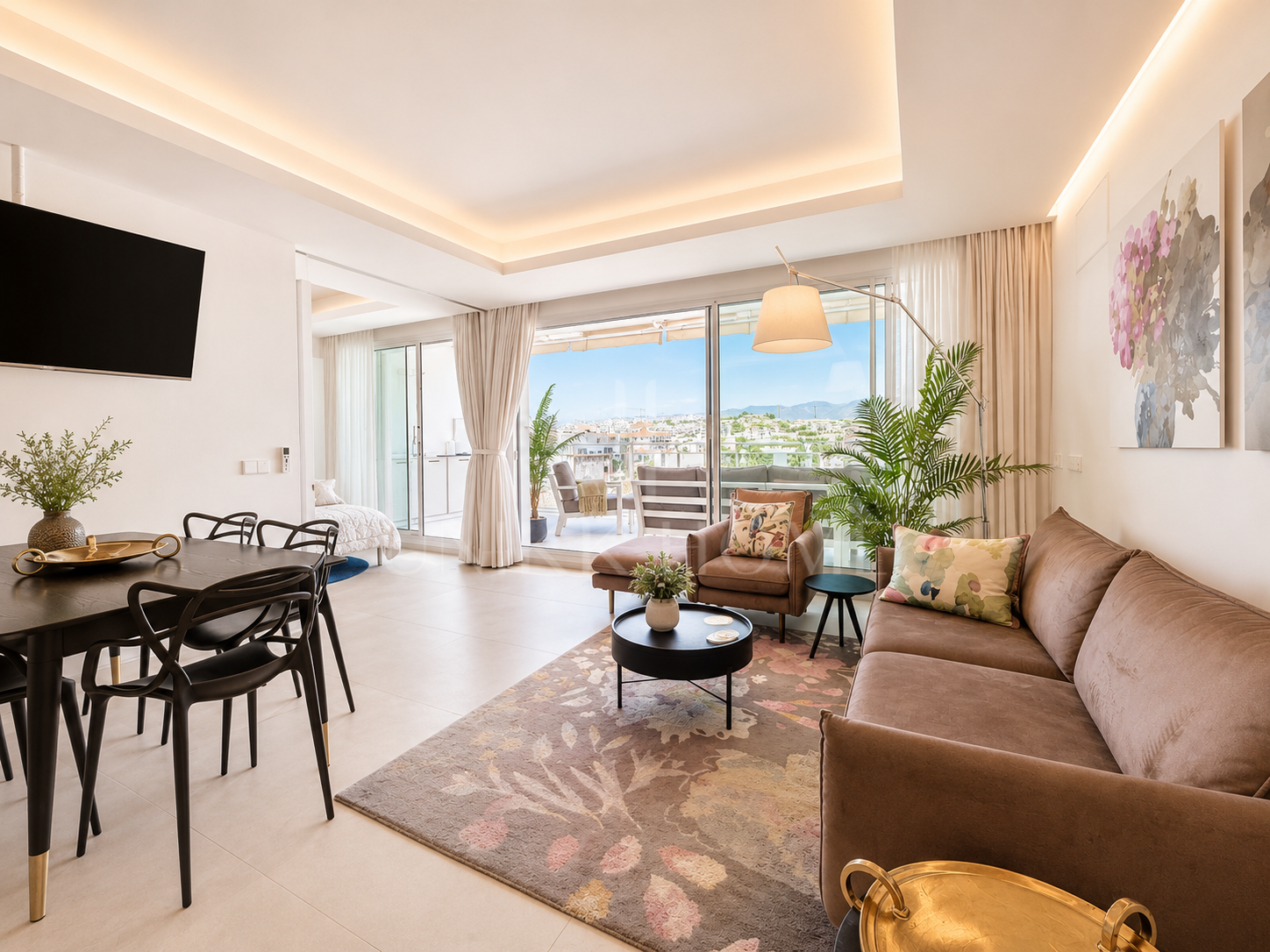 Apartment in Darya - Modern Development Fronline Sea on the Beach Promenade of Estepona Center