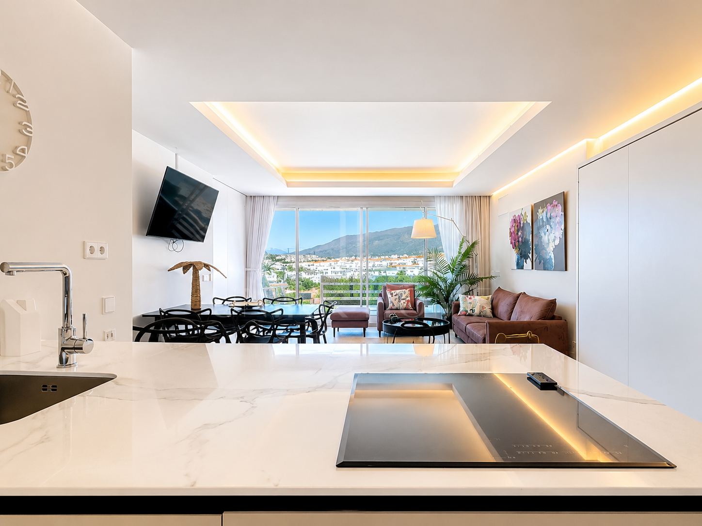 Apartment in Darya - Modern Development Fronline Sea on the Beach Promenade of Estepona Center