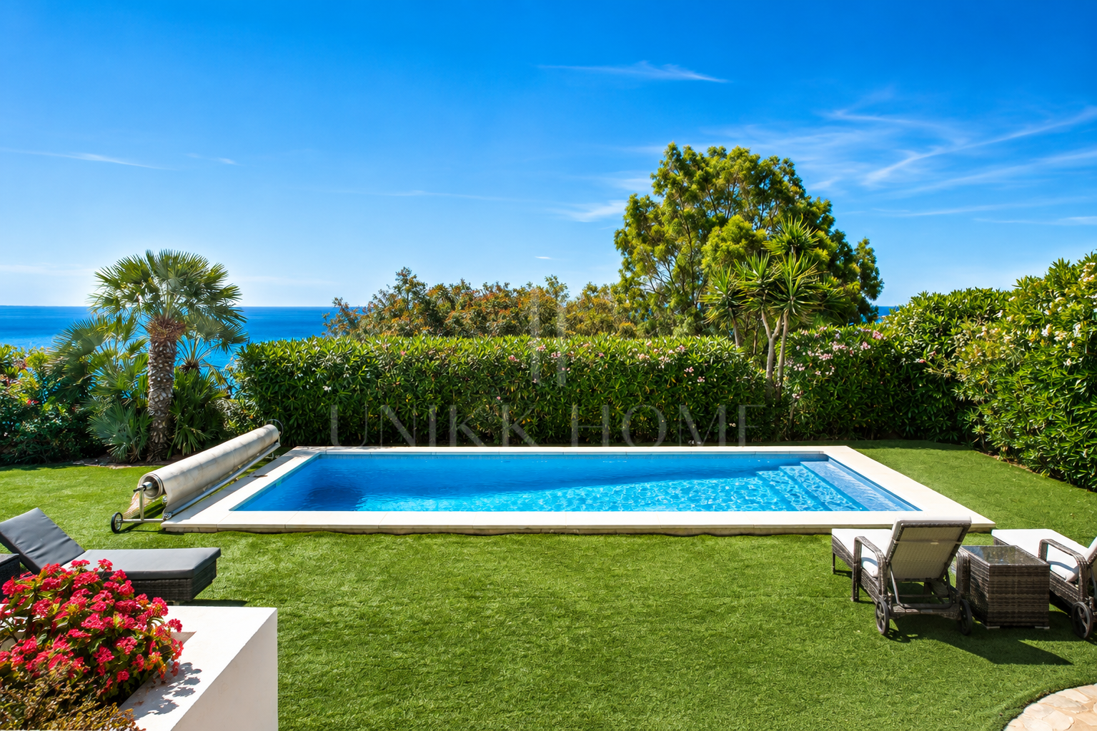 Villa con Vistas al Mar en La Paloma, Manilva