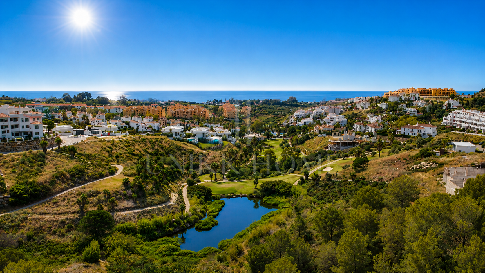 Parcela con Licencia para Villa de Lujo Con Vistas al Mar – La Resina Golf, Estepona Este