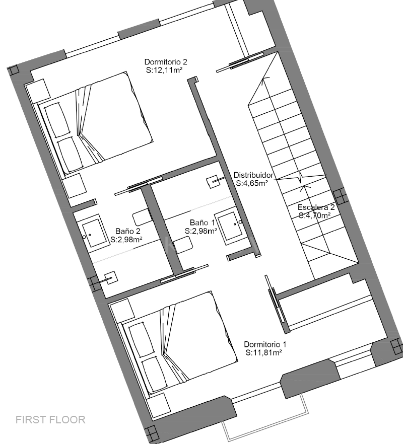 Turn Key 3-Bedroom Townhouse with Private Terrace plus Solarium in Estepona Old Town