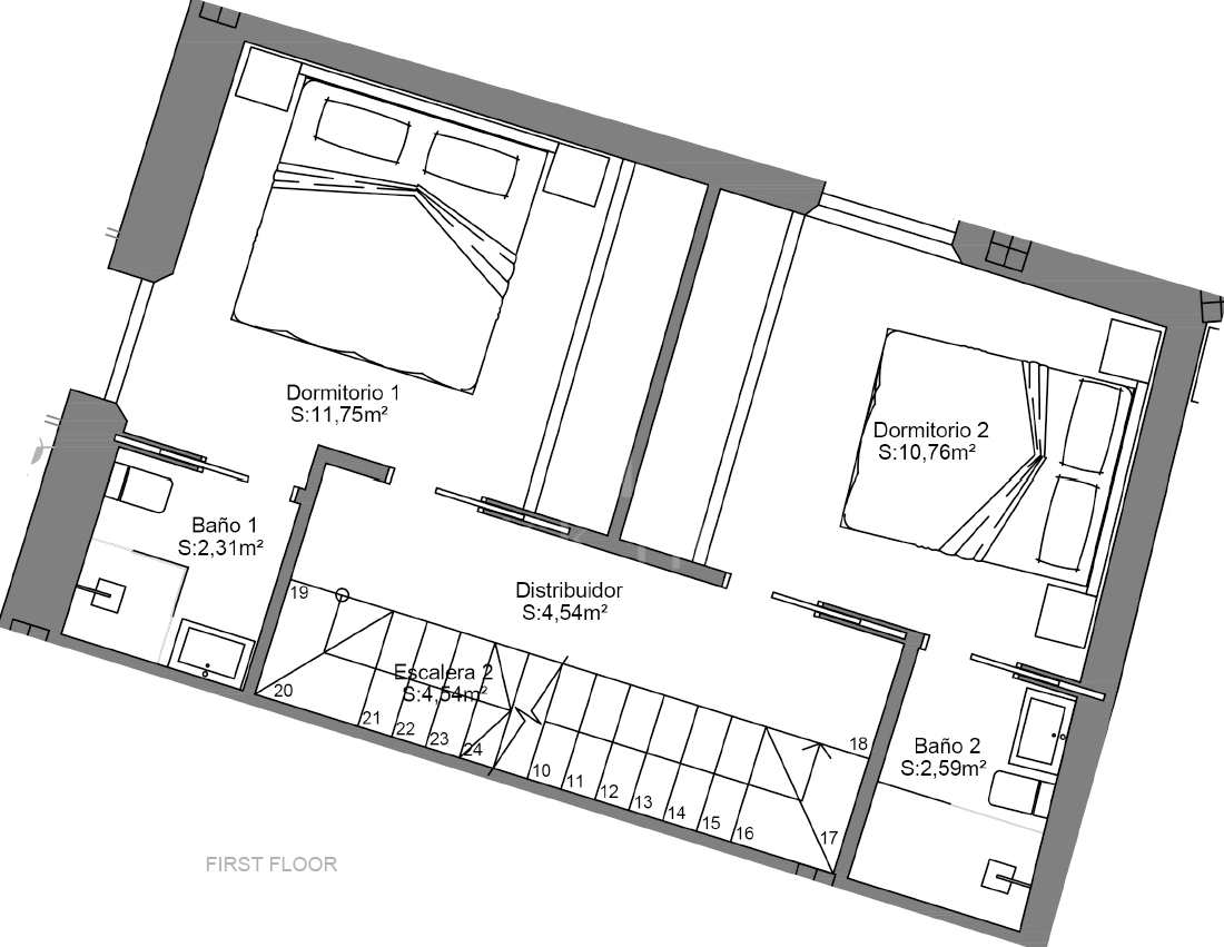 Brand-New Townhouse with Private Rooftop Terrace, Steps from the Beach in Estepona Old Town