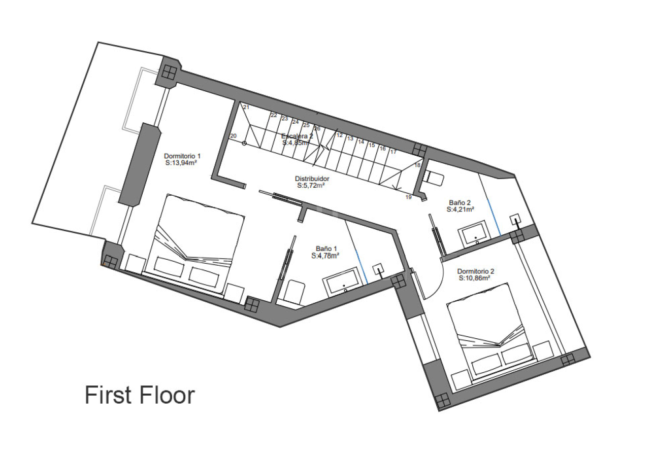 Brand-New 3-Bedroom Townhouse with 45 m² of Terraces in Estepona Old Town