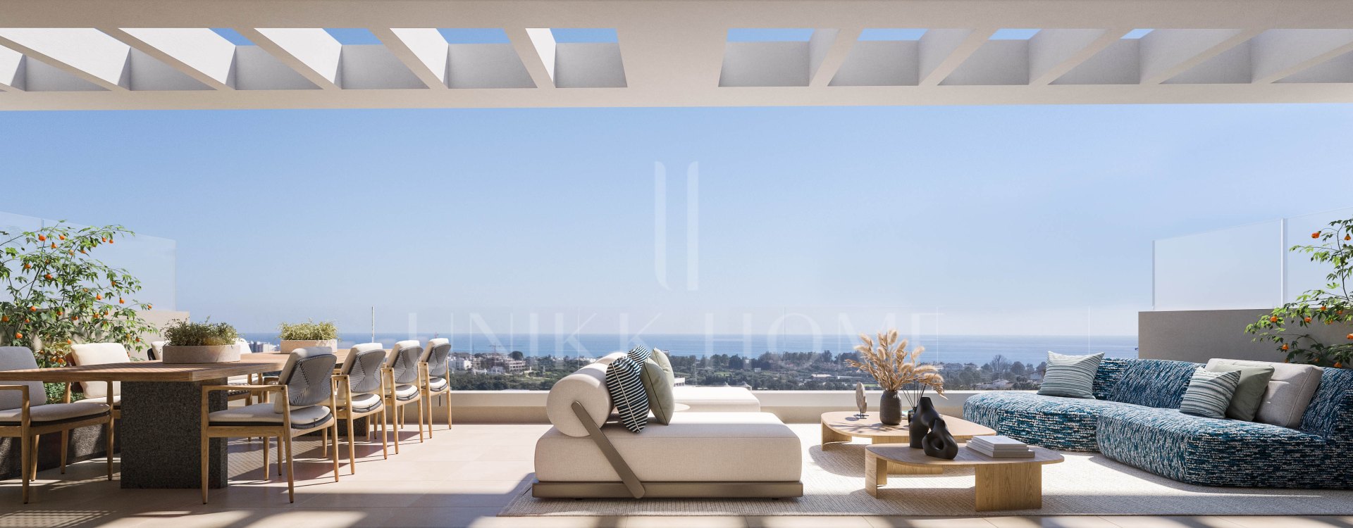 ÁTICO CON VISTAS AL MAR - COMPLEJO MODERNO CON SPA Y PISCINA CUBIERTA – Nueva Milla de Oro de Estepona