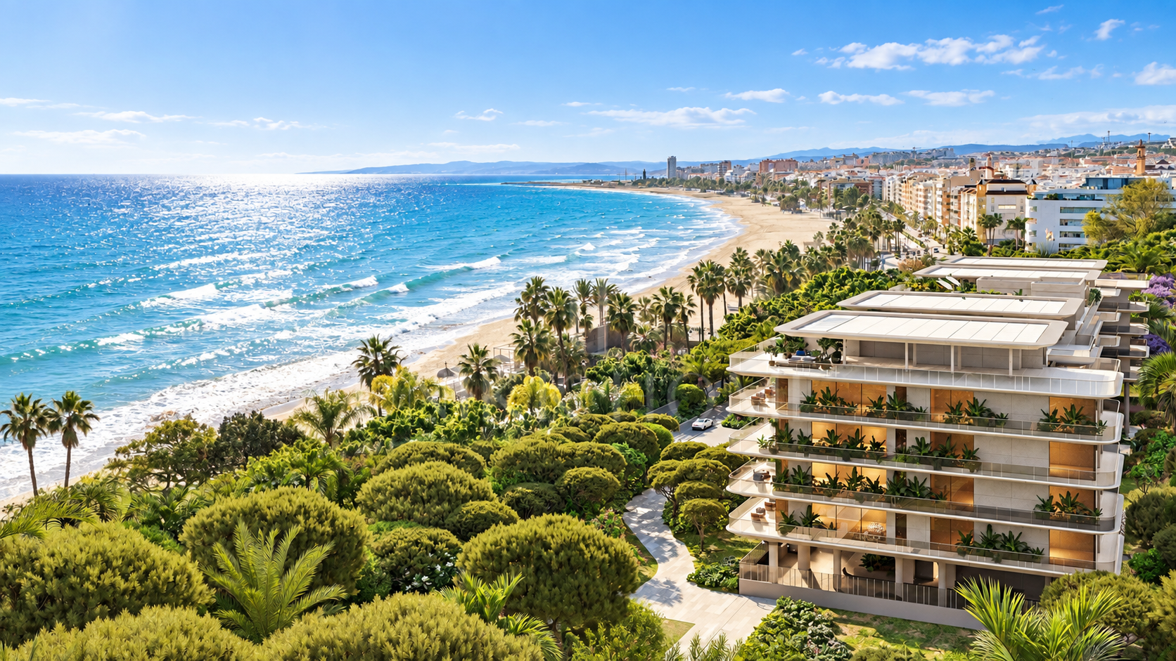 Exceptional 4-Bedroom Beachfront Residence with Expansive Terrace in Estepona