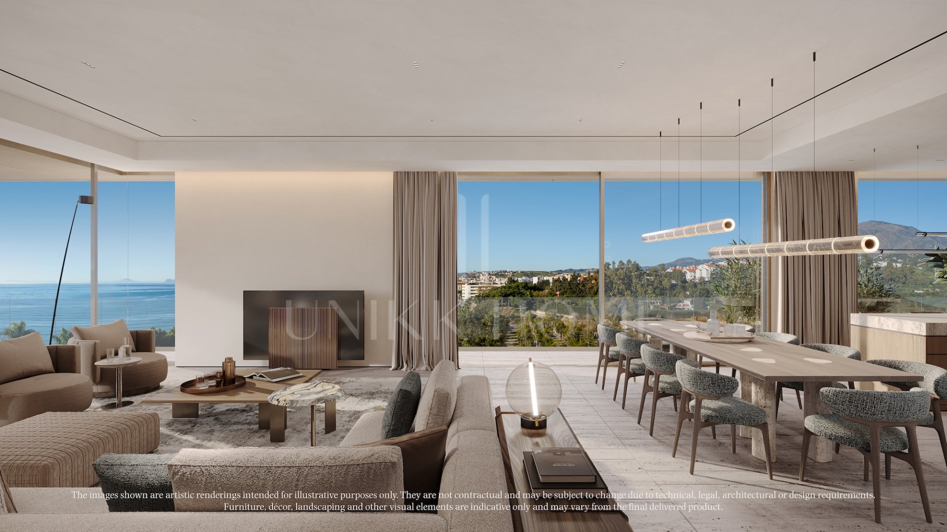 Exceptional 4-Bedroom Beachfront Residence with Expansive Terrace in Estepona