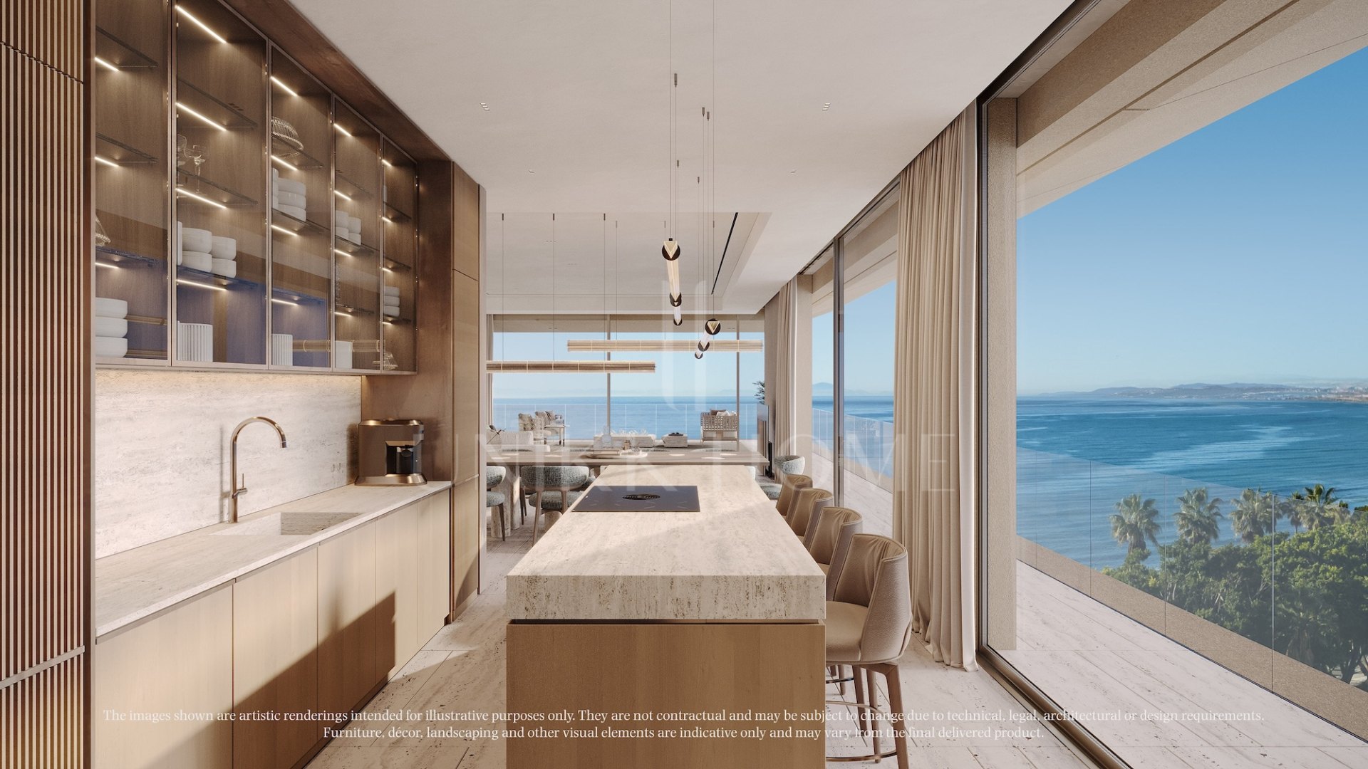 Exceptional 4-Bedroom Beachfront Residence with Expansive Terrace in Estepona