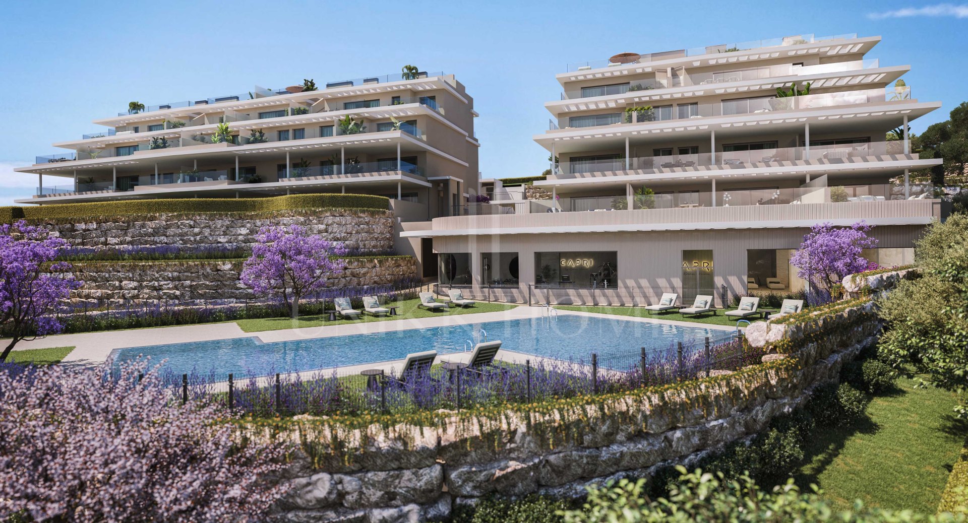 Ground Flat with 90 m² exteriors in brand new complex with SPA – Estepona’s New Golden Mile