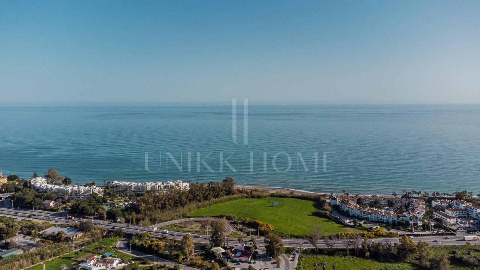 Elevated Ground Floor Sea View Apartment for Sale in Estepona East – Large Terraces & Jacuzzi