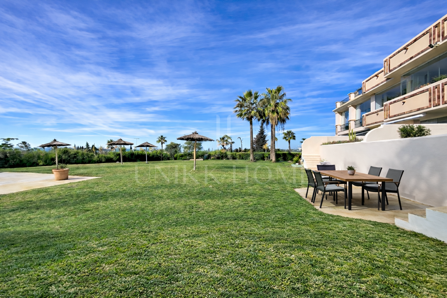 Elevated Ground Floor Sea View Apartment for Sale in Estepona East – Large Terraces & Jacuzzi
