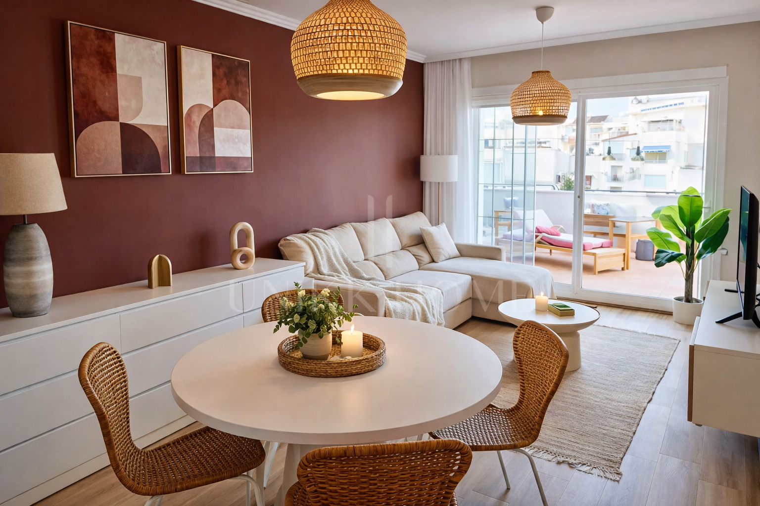 Luminoso apartamento de 2 dormitorios en la exclusiva urbanización Casares del Sol