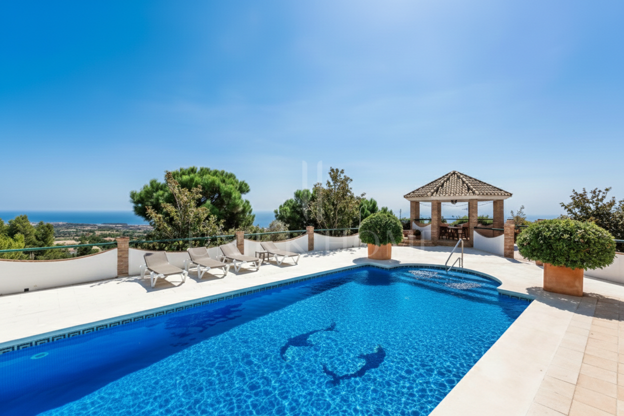 Panoramic Sea View Andalusian Villa Just Minutes from Estepona - Los Reales