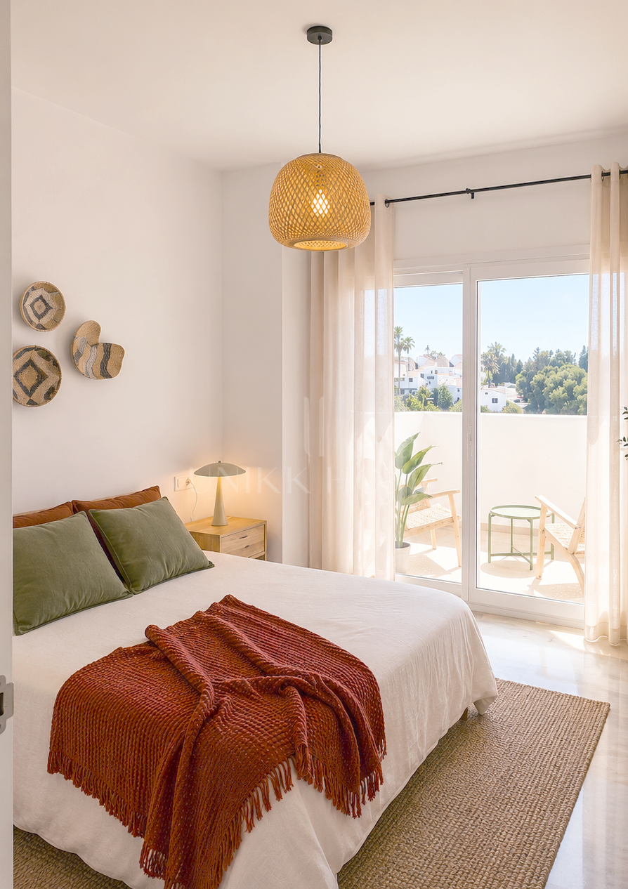 Apartamento Renovado y Amueblado en Primera Línea de Playa con Vistas al Mar en Bahía de Estepona