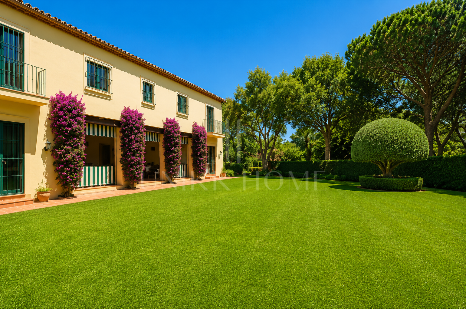 Elegante Villa Mediterránea de Lujo en Sotogrande Alto con Amplios Jardines y Piscina Privada