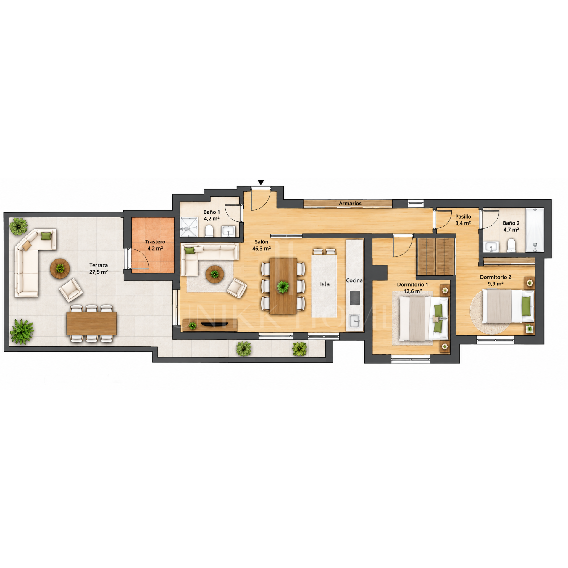 SELECT PENTHOUSE WITH PANORAMIC AND SEA VIEWS IN CENTRAL LOCATION - ESTEPONA