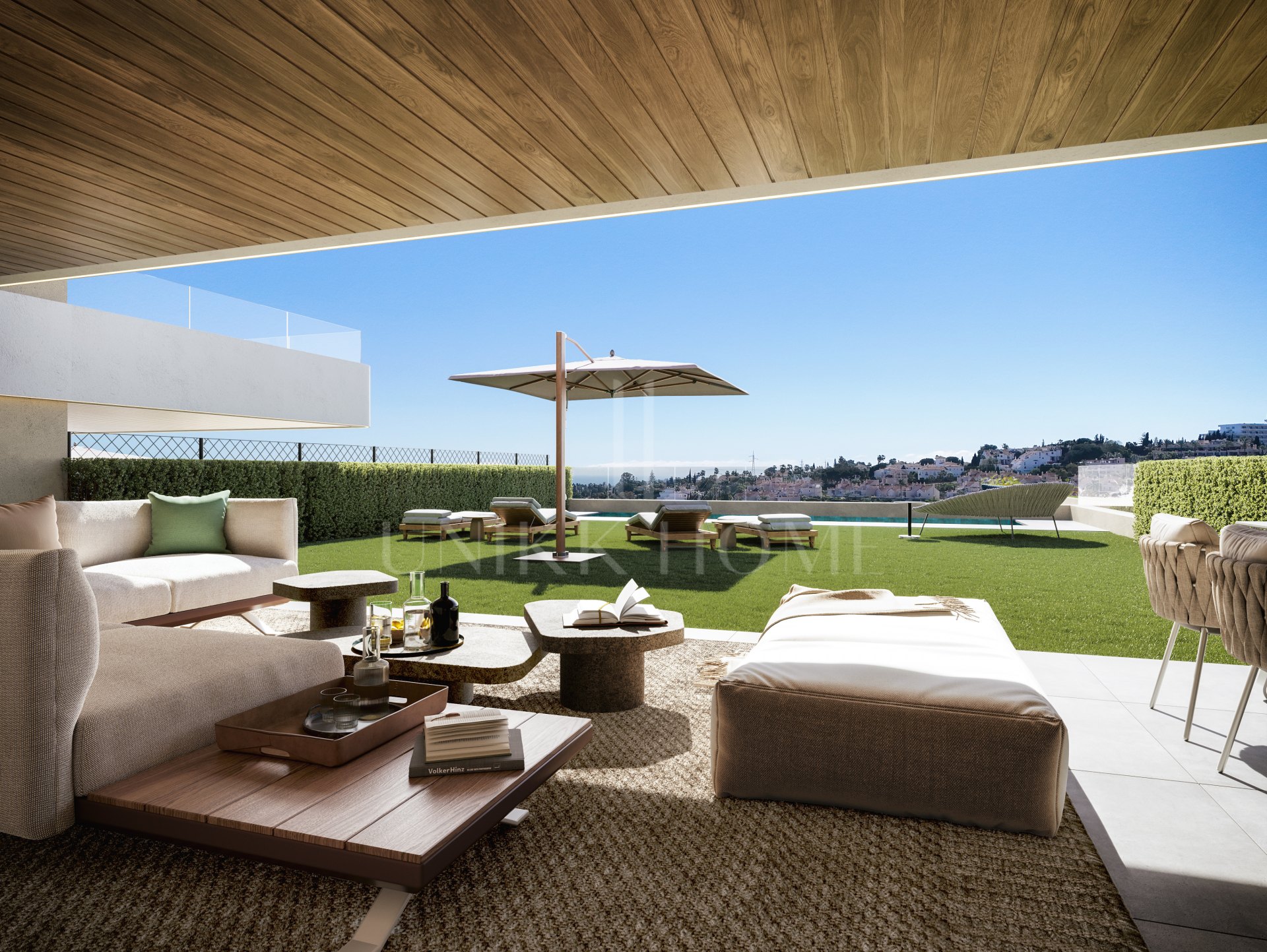 Ground Floor Apartment with Private Garden and Direct Access Basement– New Golden Mile, Estepona