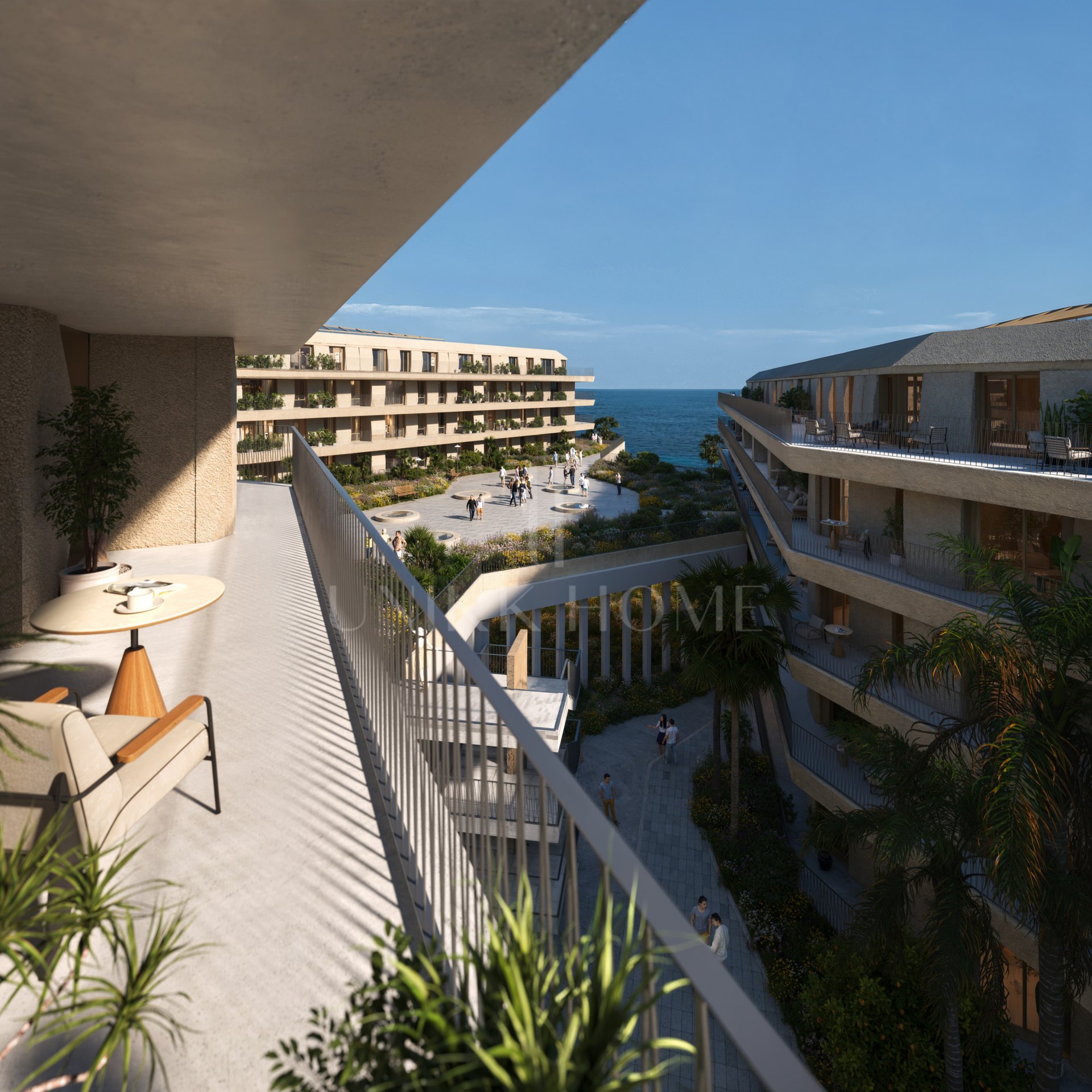 APARTAMENTO MODERNO DE 1 DORMITORIO EN PRIMERA LÍNEA DE PLAYA – MANILVA