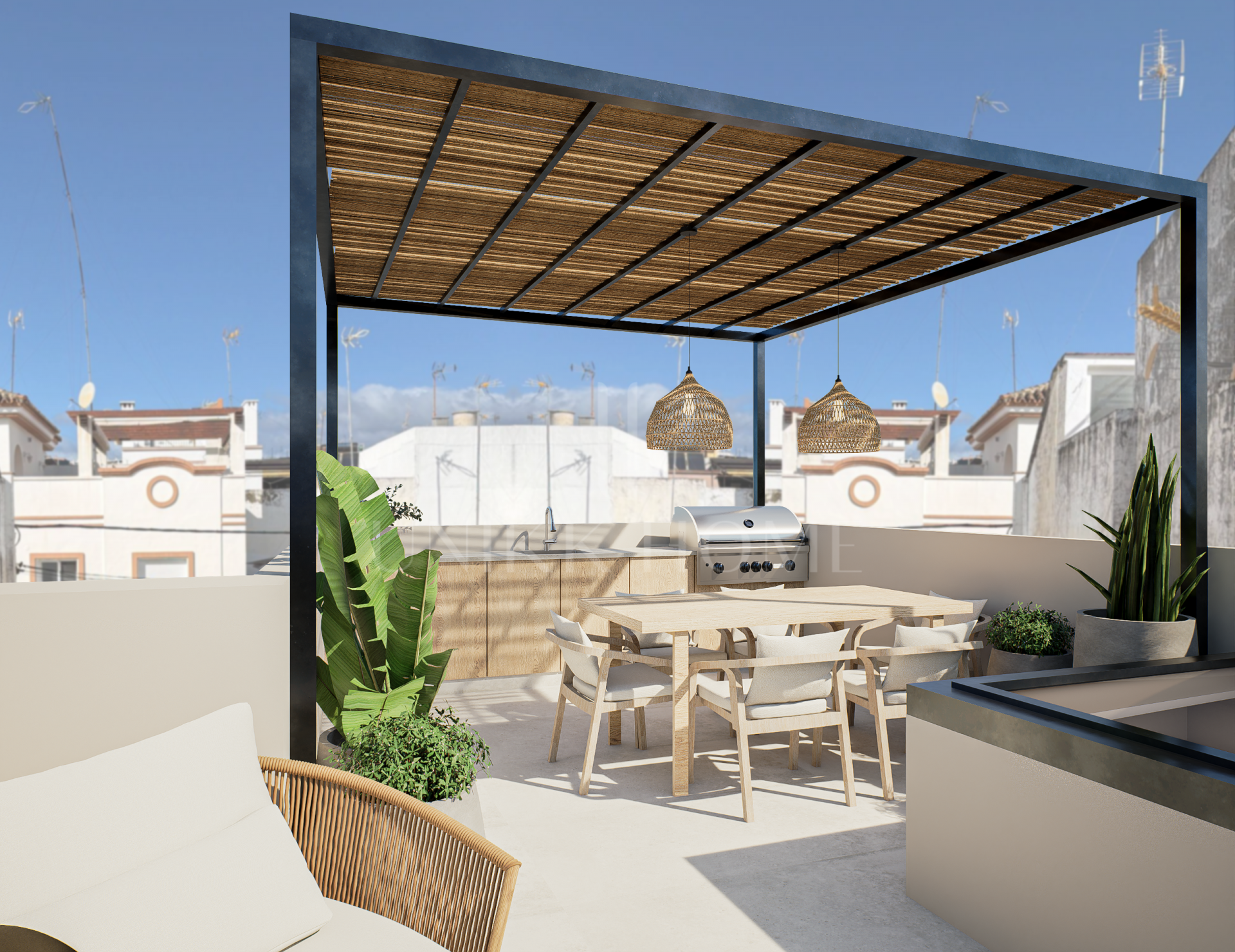 Charming Renovated House with Terrace in Estepona Old Town