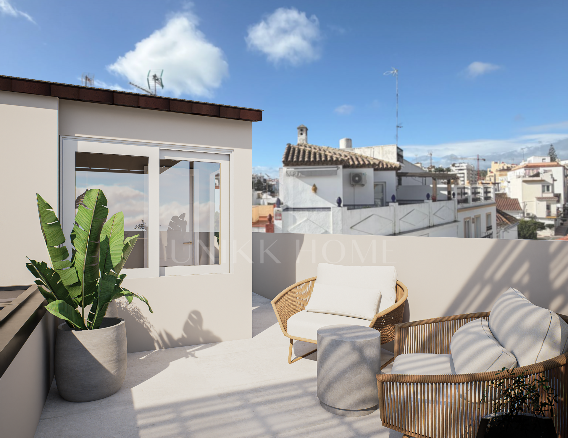 Charming Renovated House with Terrace in Estepona Old Town