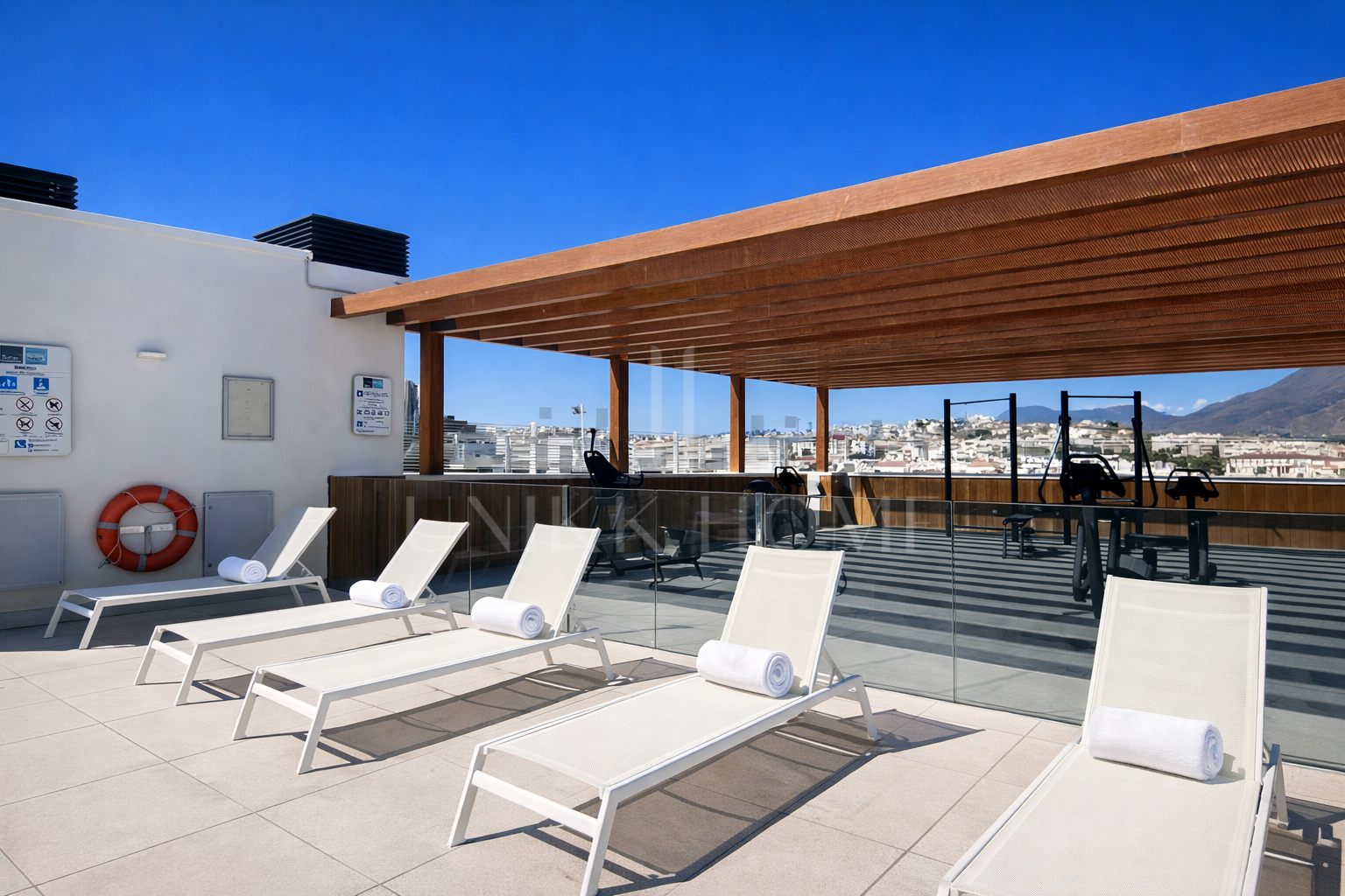 Penthouse in Darya - Modern Development Fronline Sea on the Beach Promenade of Estepona Center