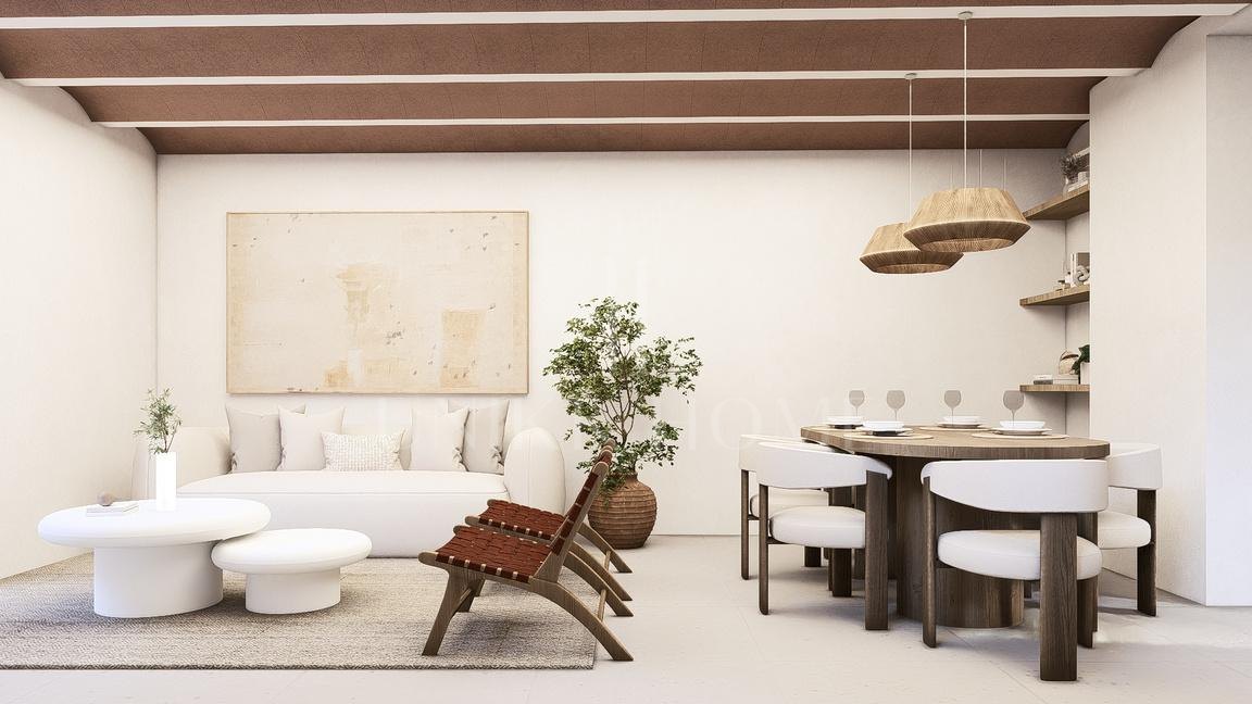 Duplex con terrazas privadas - moderno y amueblado - en el corazón del Casco Antiguo de Estepona.