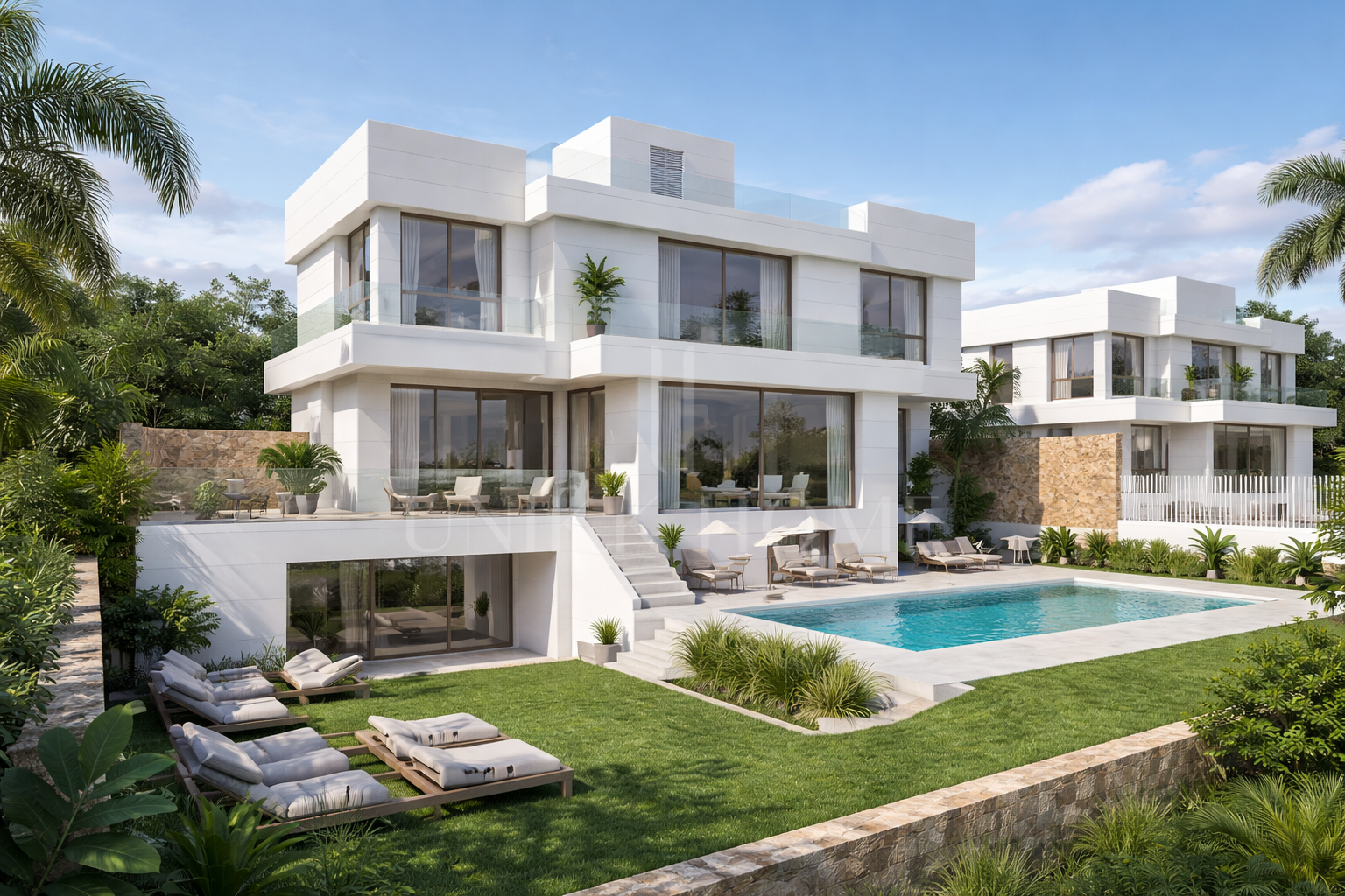 Brand New 5-bedroom villa with private pool on the frontline of the golf course