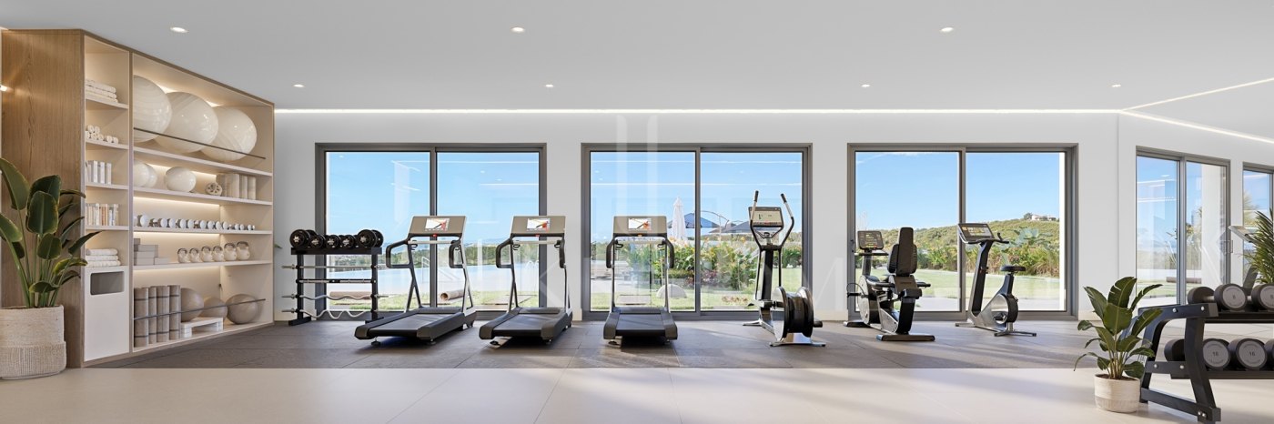 ALL ONE FLOOR PENTHOUSE WITH 100M2 TERRACE AND SEA VIEWS - MODERN COMPLEX Casares Golf