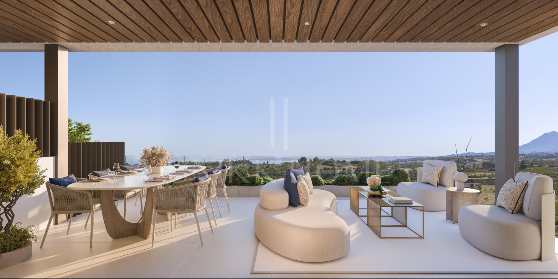 Ático Moderno de 3 Dormitorios con Vistas al Mar - Nuevo Complejo con Spa en Cancelada - Nueva Milla de Oro