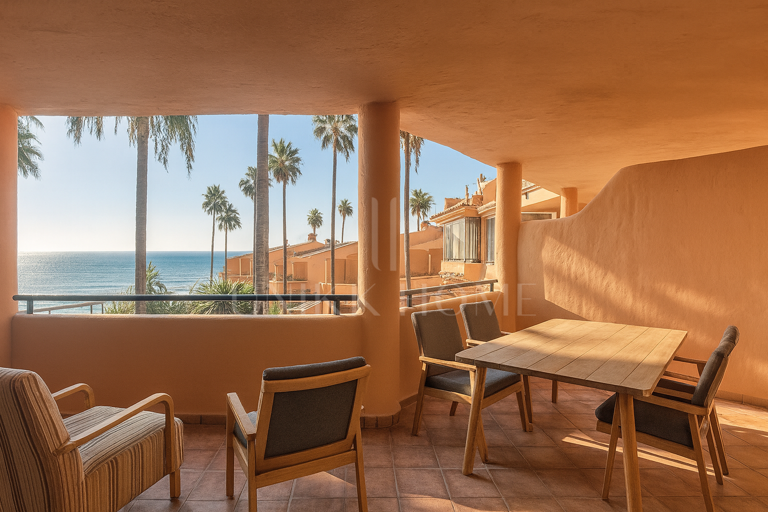 BEACHFRONT FLAT - 3 BEDROOMS - DIRECT ACCESS TO THE BEACH - ESTEPONA WEST