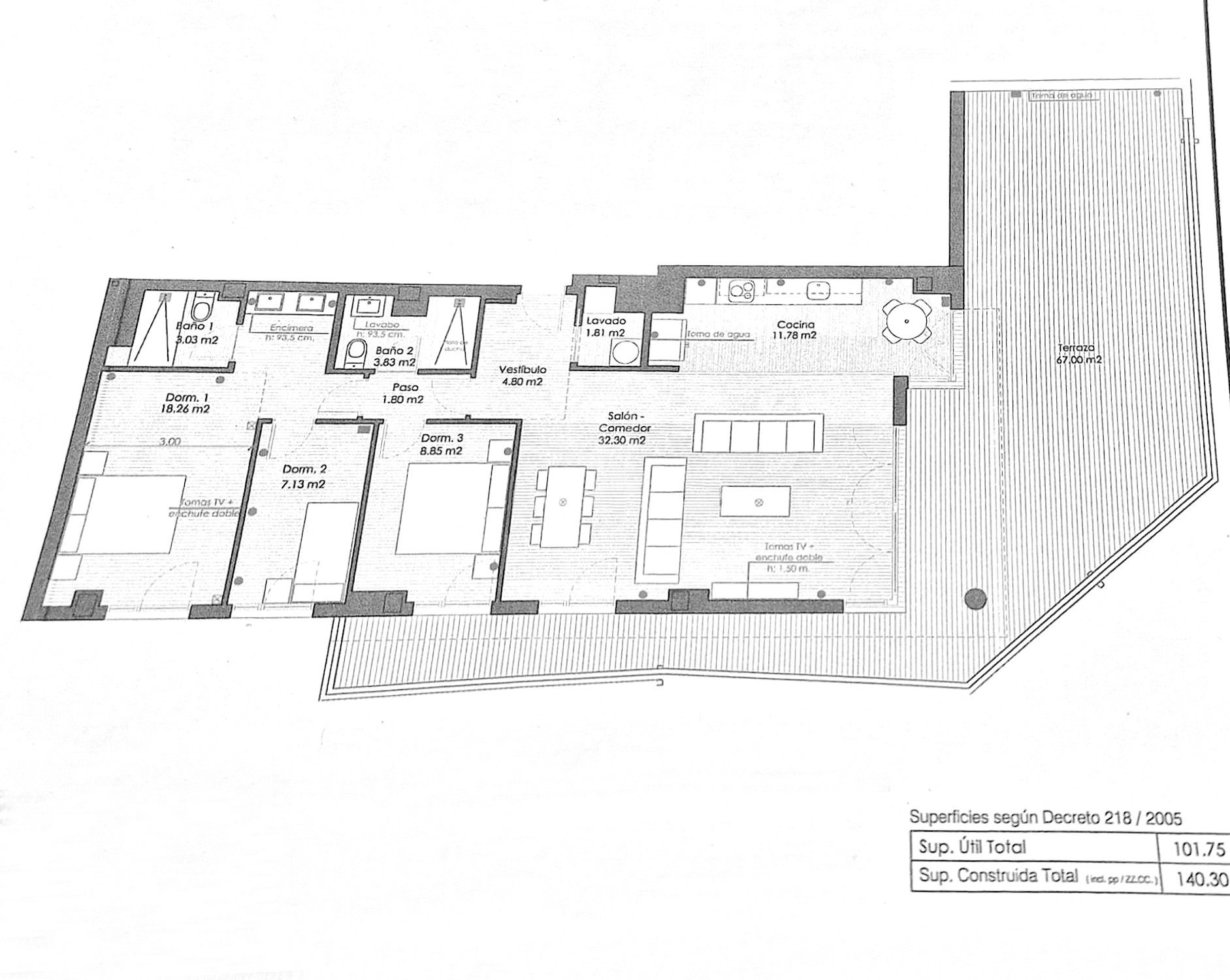 Modern 3-bedroom penthouse with spectacular terrace – sea views, light, and spaciousness in Estepona Center