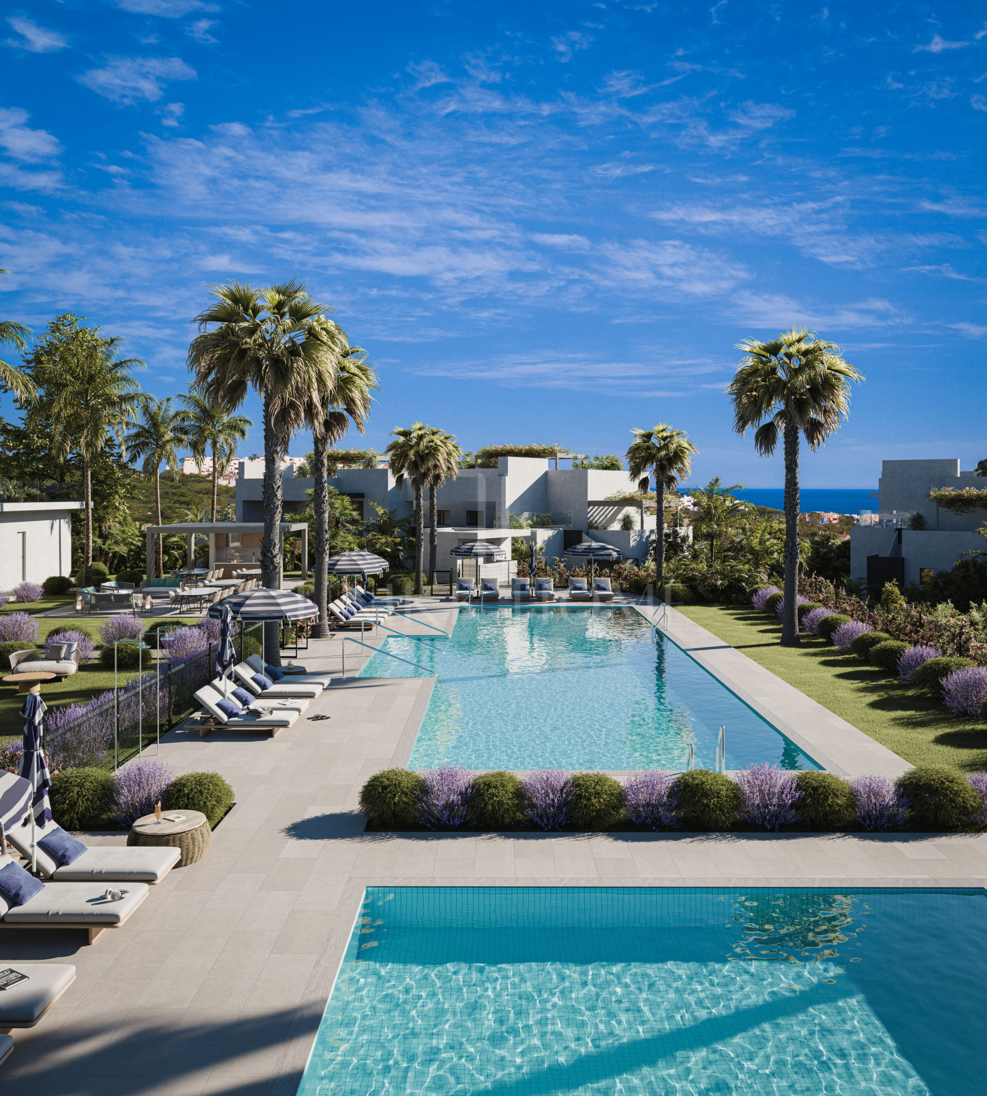 3 Bedrooms Sea-View Penthouse with Rooftop Pool, Gym and Spa Facilities – Casares Costa