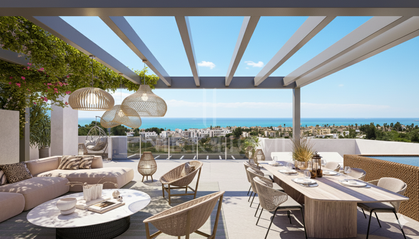 Penthouse with Pool Solarium and Sea Views in Modern Complex with Sauna and Gym – Casares Costa