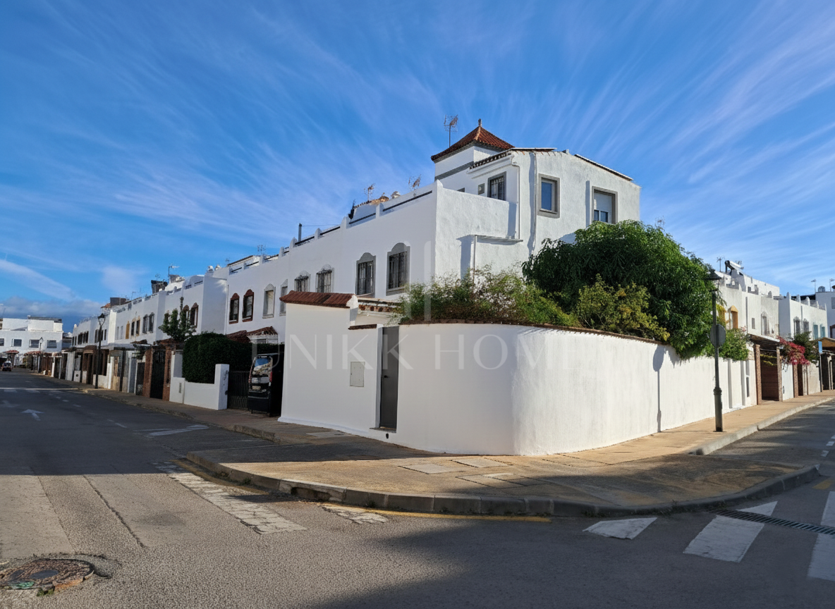 Spacious House with Garden in the Center of Estepona