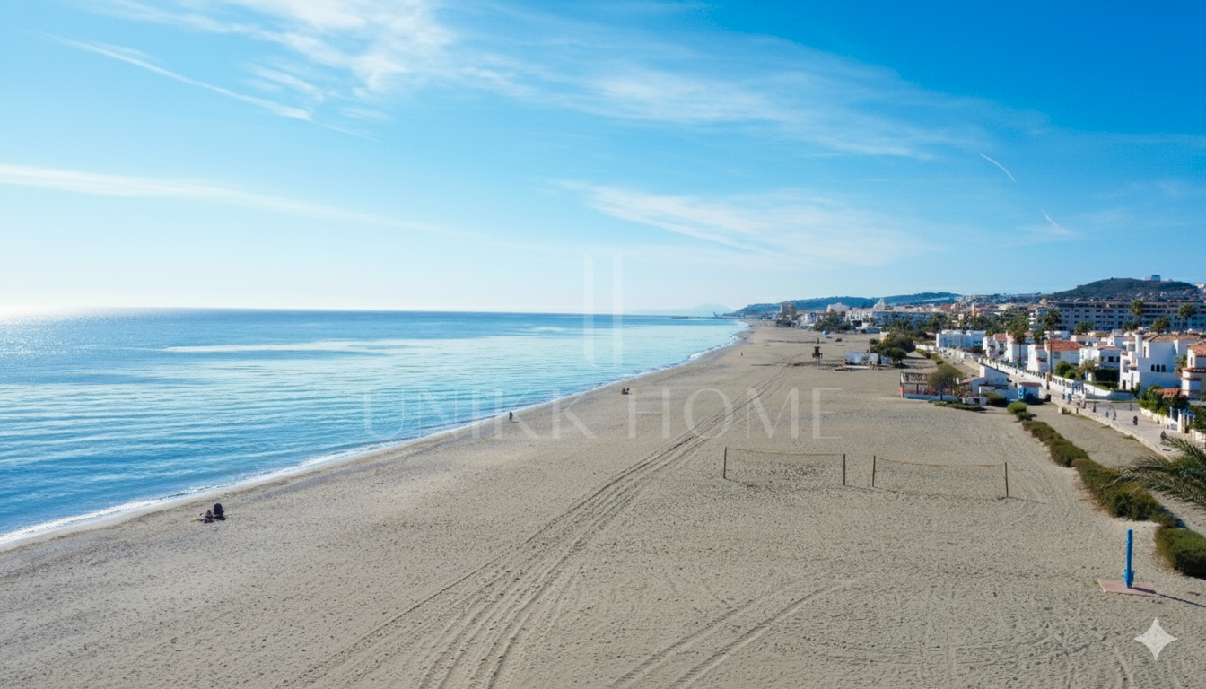 Adosado esquina en primera línea de playa en Marina de Casares, Casares Playa