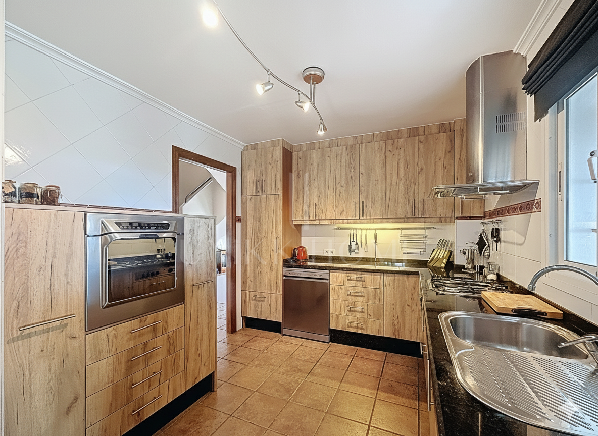 Corner townhouse on the beachfront in Marina de Casares, Casares Playa