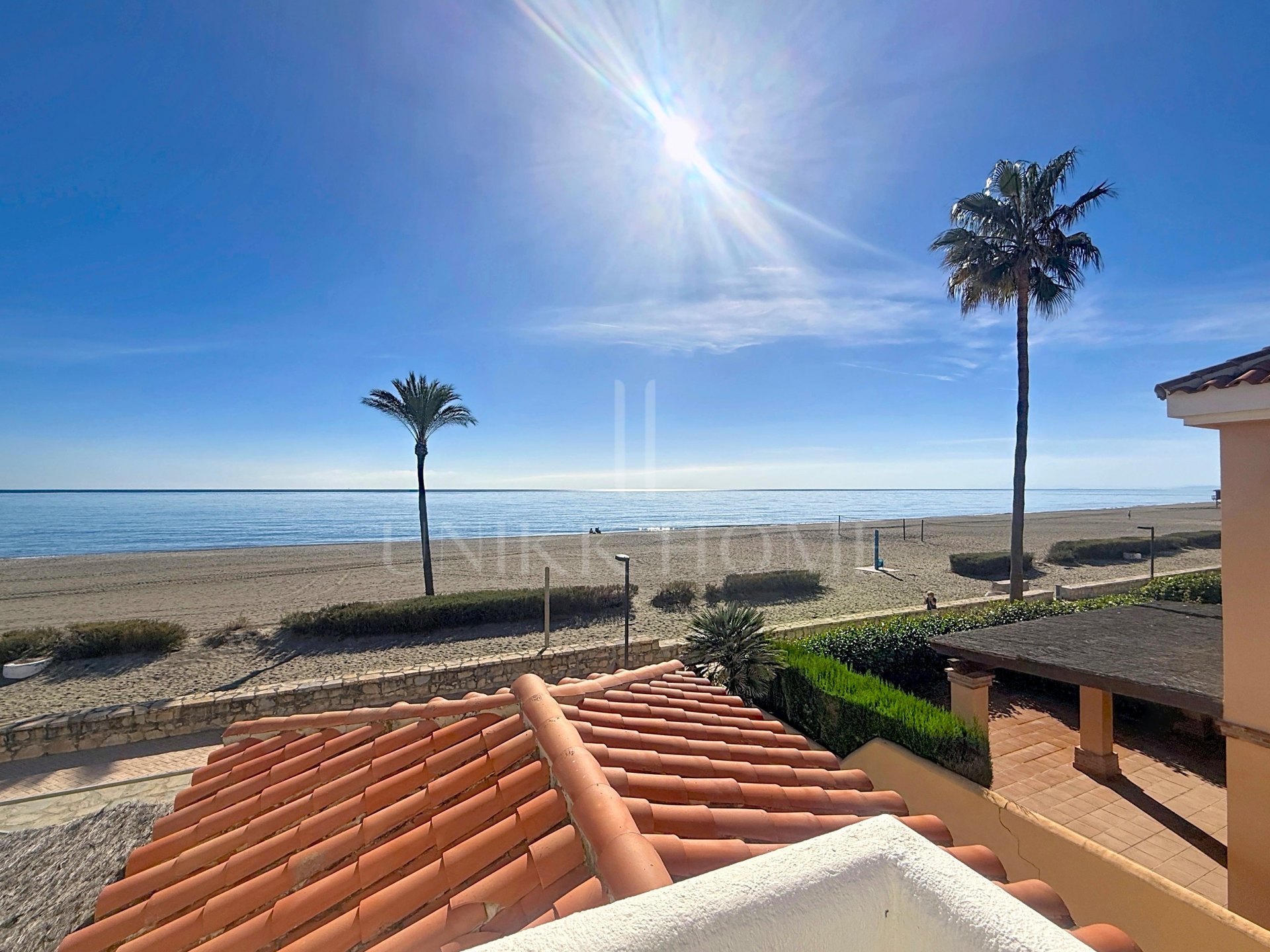 Corner townhouse on the beachfront in Marina de Casares, Casares Playa