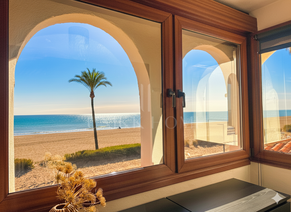 Corner townhouse on the beachfront in Marina de Casares, Casares Playa