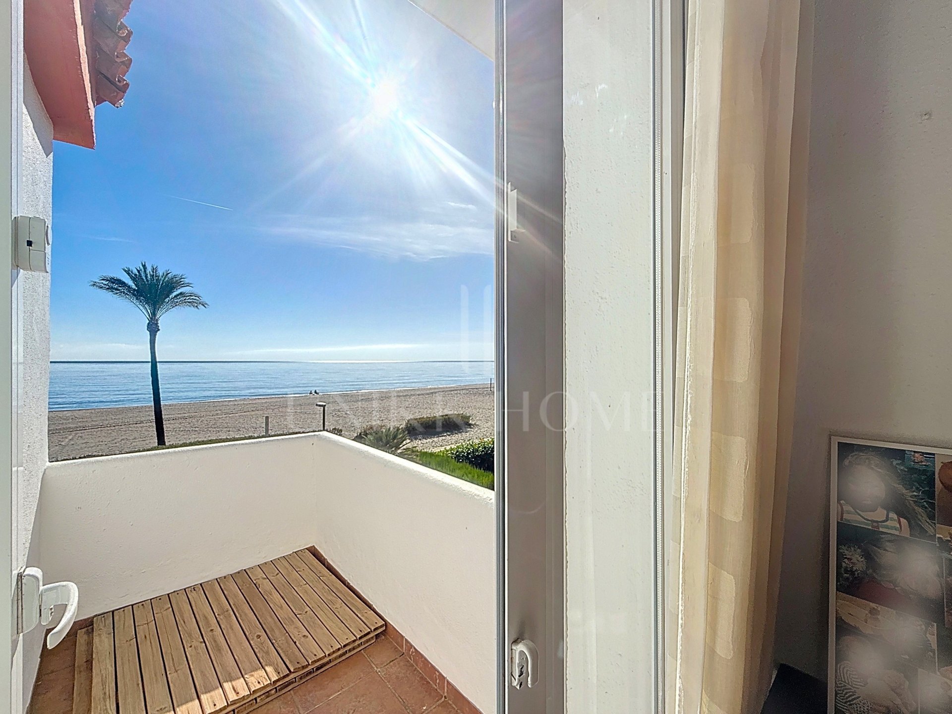 Corner townhouse on the beachfront in Marina de Casares, Casares Playa