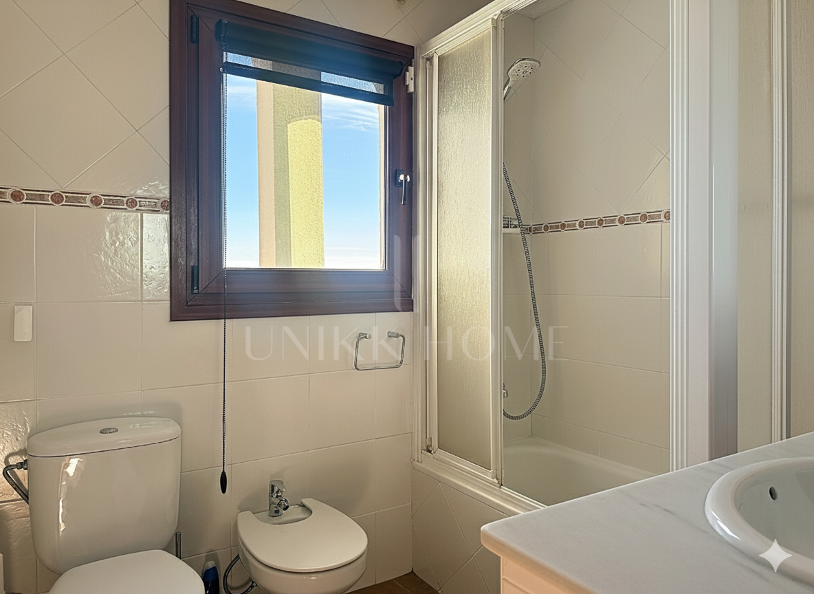 Corner townhouse on the beachfront in Marina de Casares, Casares Playa