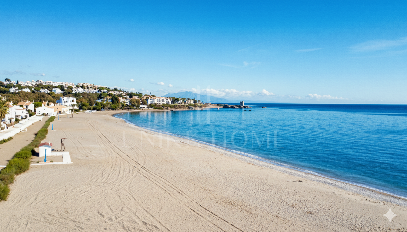 Adosado esquina en primera línea de playa en Marina de Casares, Casares Playa