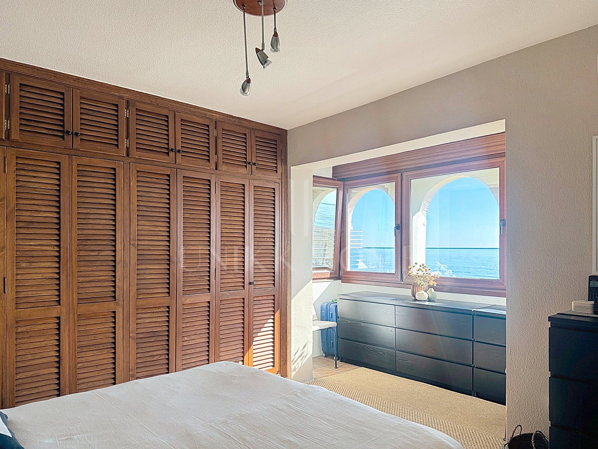 Corner townhouse on the beachfront in Marina de Casares, Casares Playa