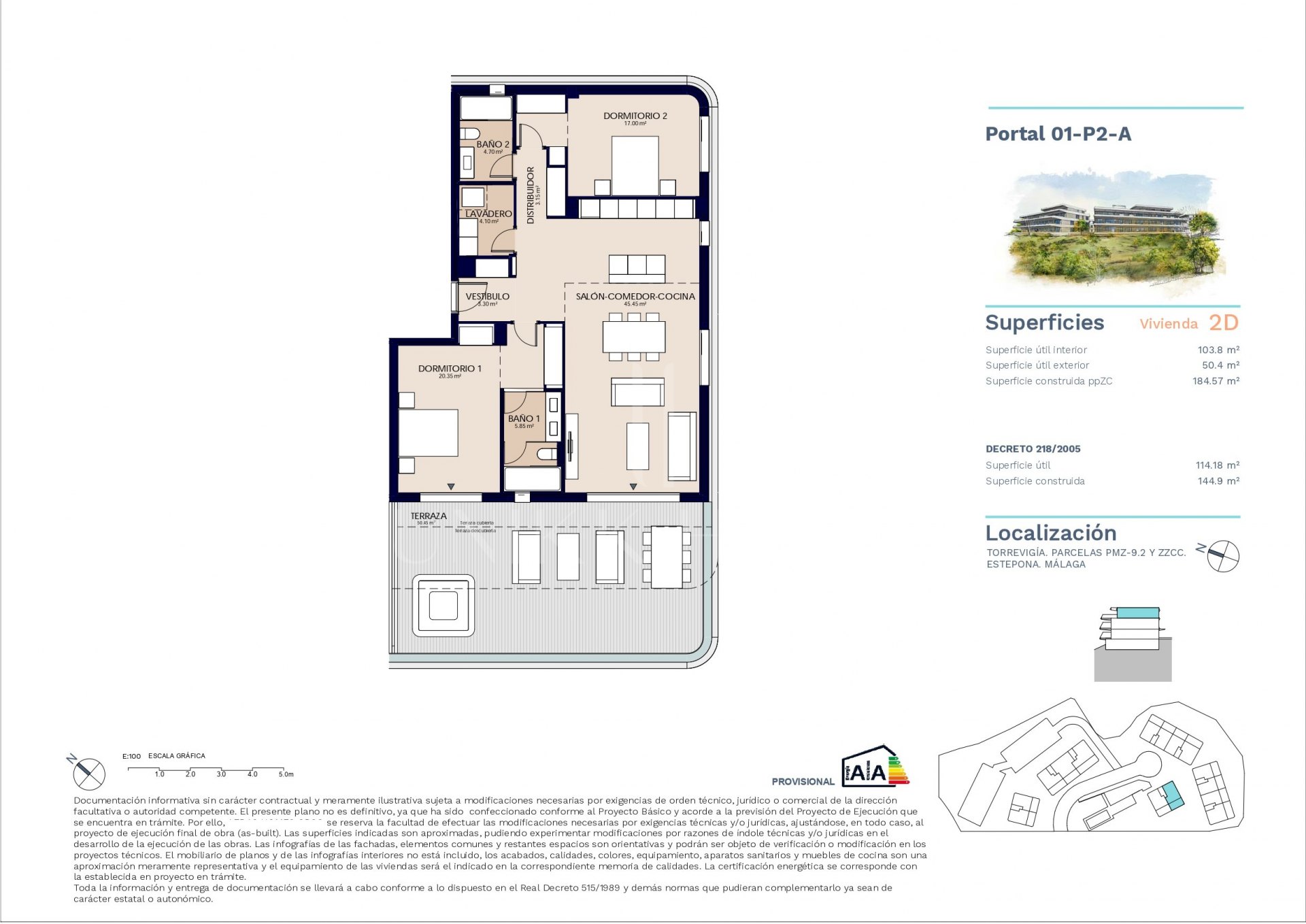 Penthouse with Sea Views in Modern Complex with Indoor Pool – New Golden Mile, Estepona