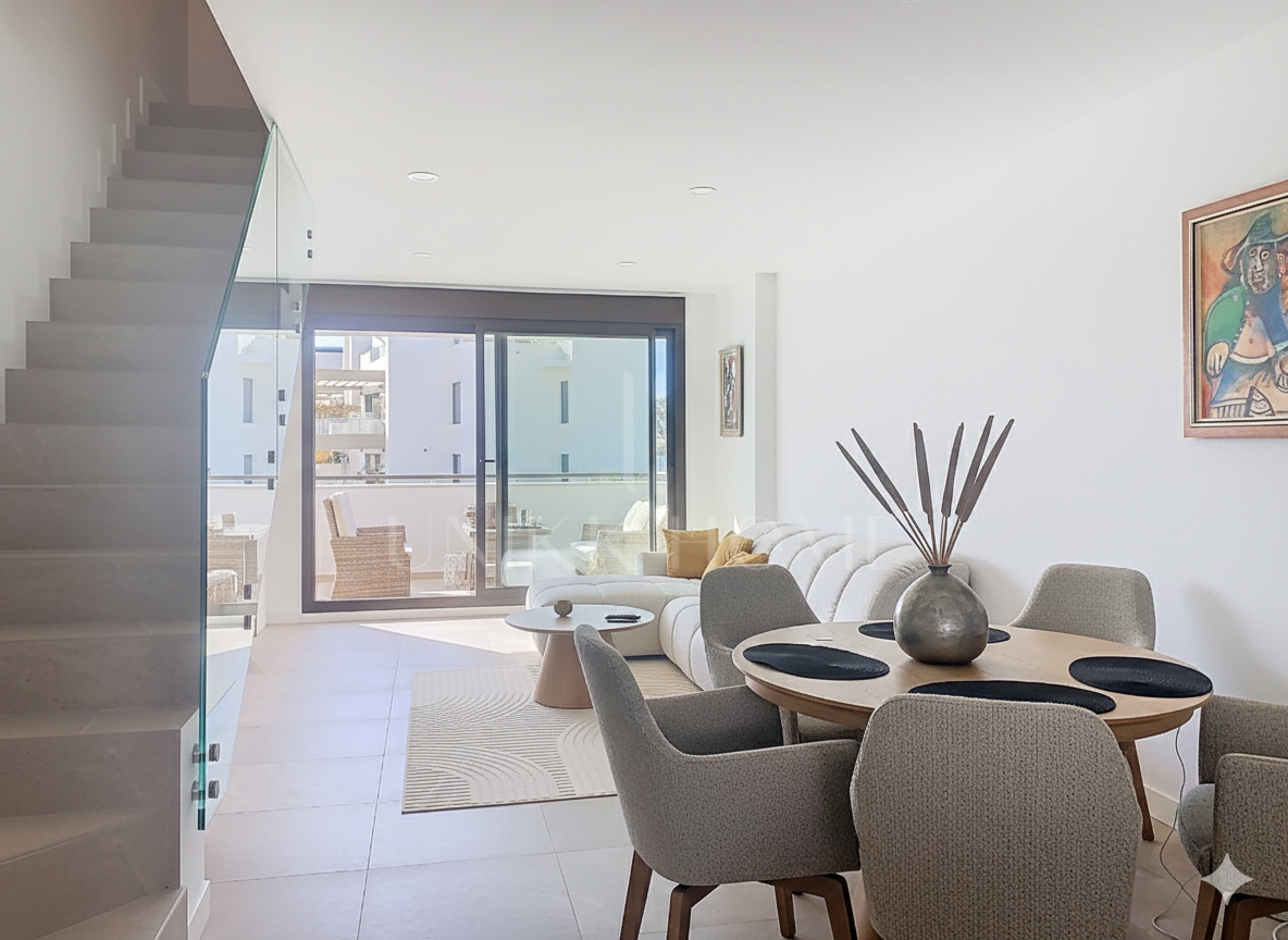 Modern Ready to Move-In Duplex Penthouse with Sea Views in Las Mesas, Estepona