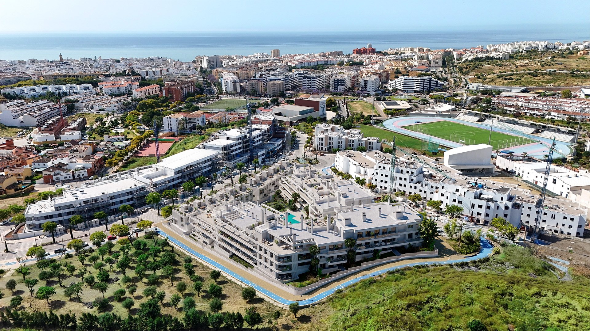 Modern Penthouse with Private Solarium in Estepona Town – New Development in Calvario Area