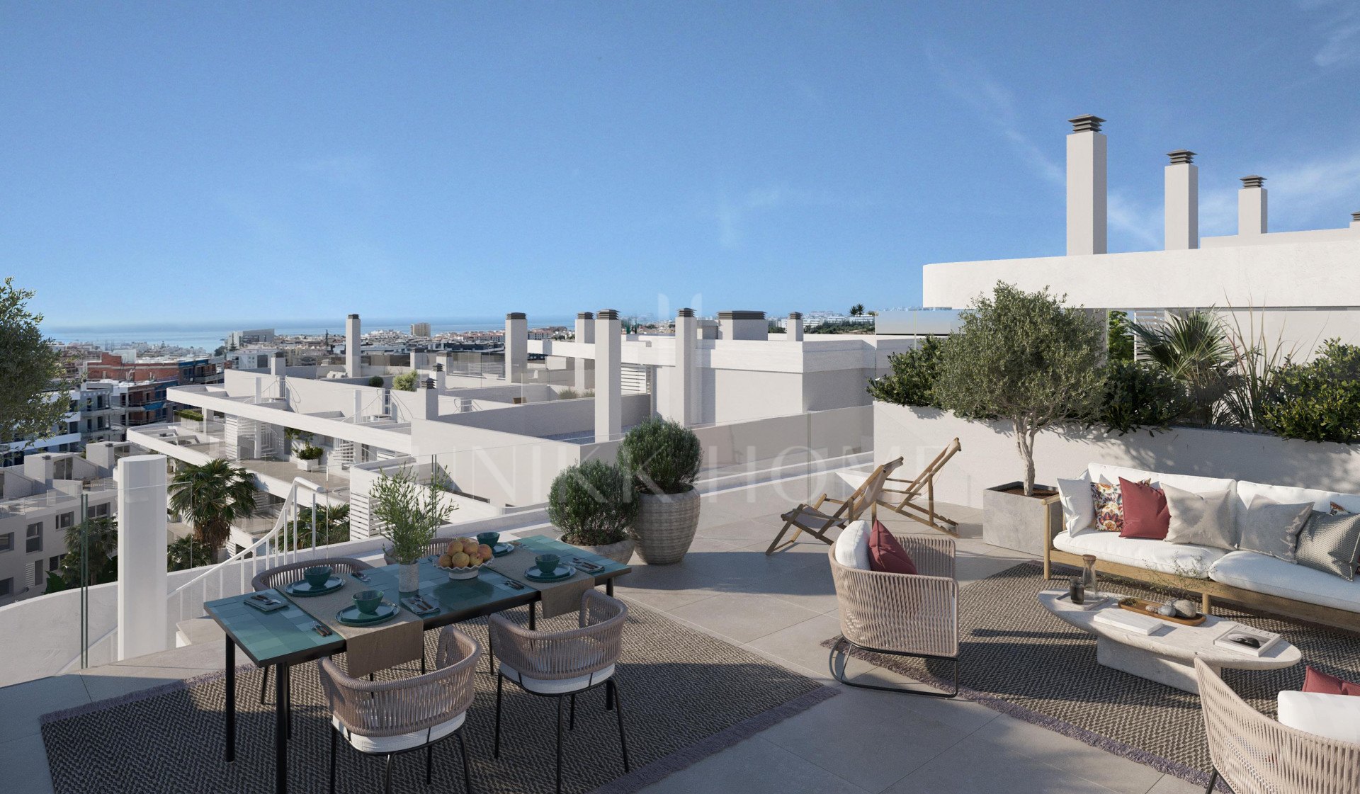 Modern Penthouse with Private Solarium in Estepona Town – New Development in Calvario Area