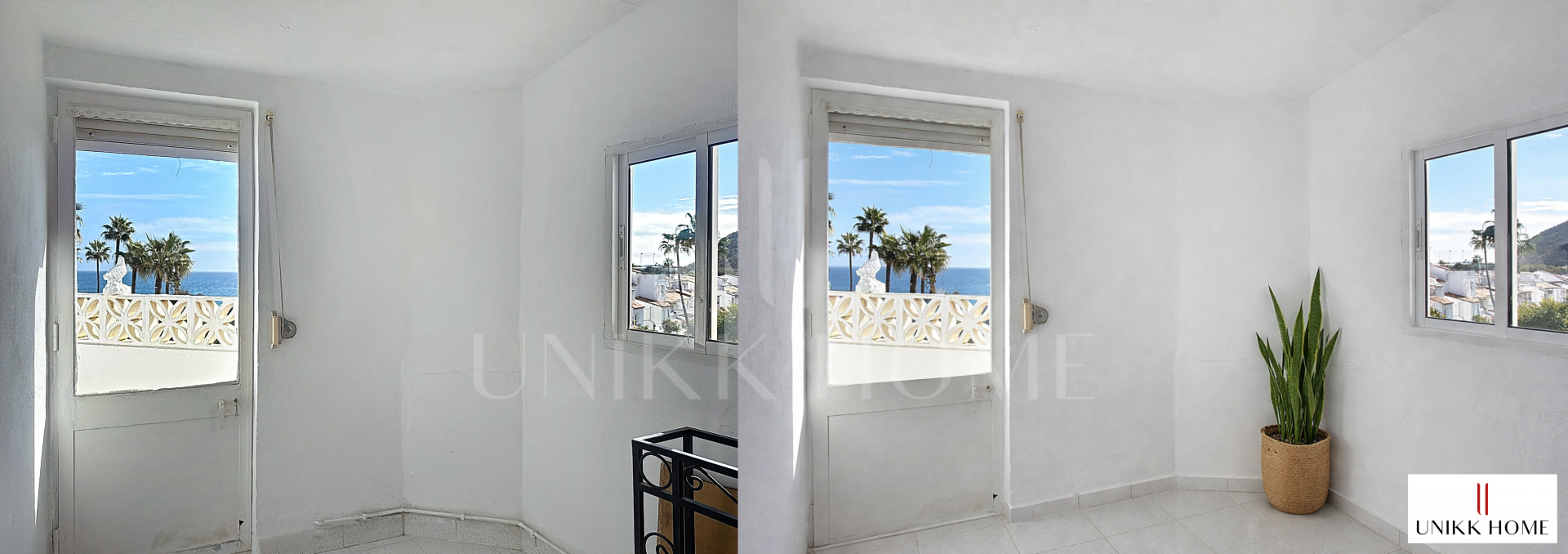 Townhouse on the Front Line of the Beach in Playa Paraíso, Manilva