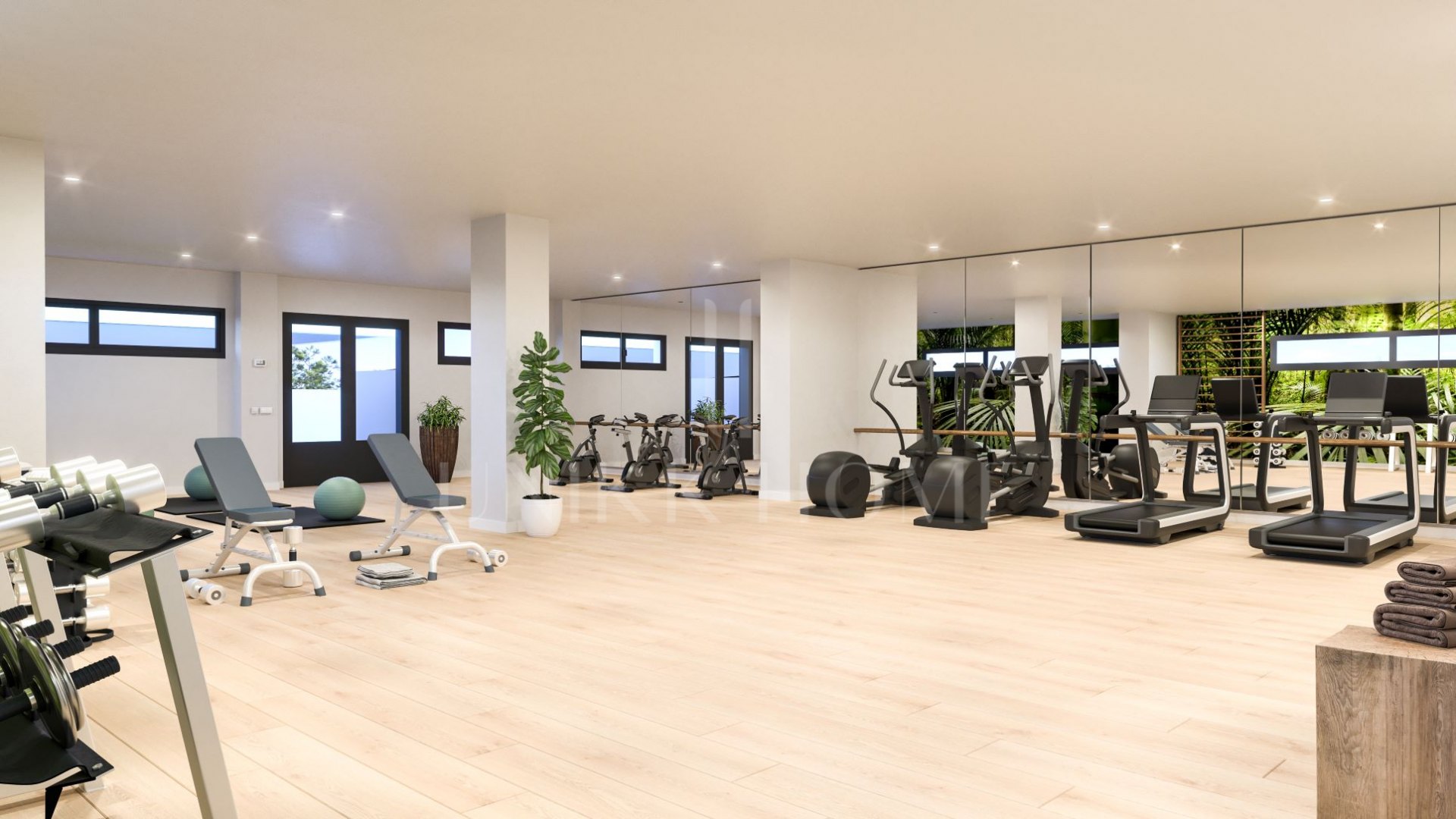APARTAMENTO DE 2 DORMITORIOS CON JARDÍN EN EL CENTRO DE ESTEPONA
